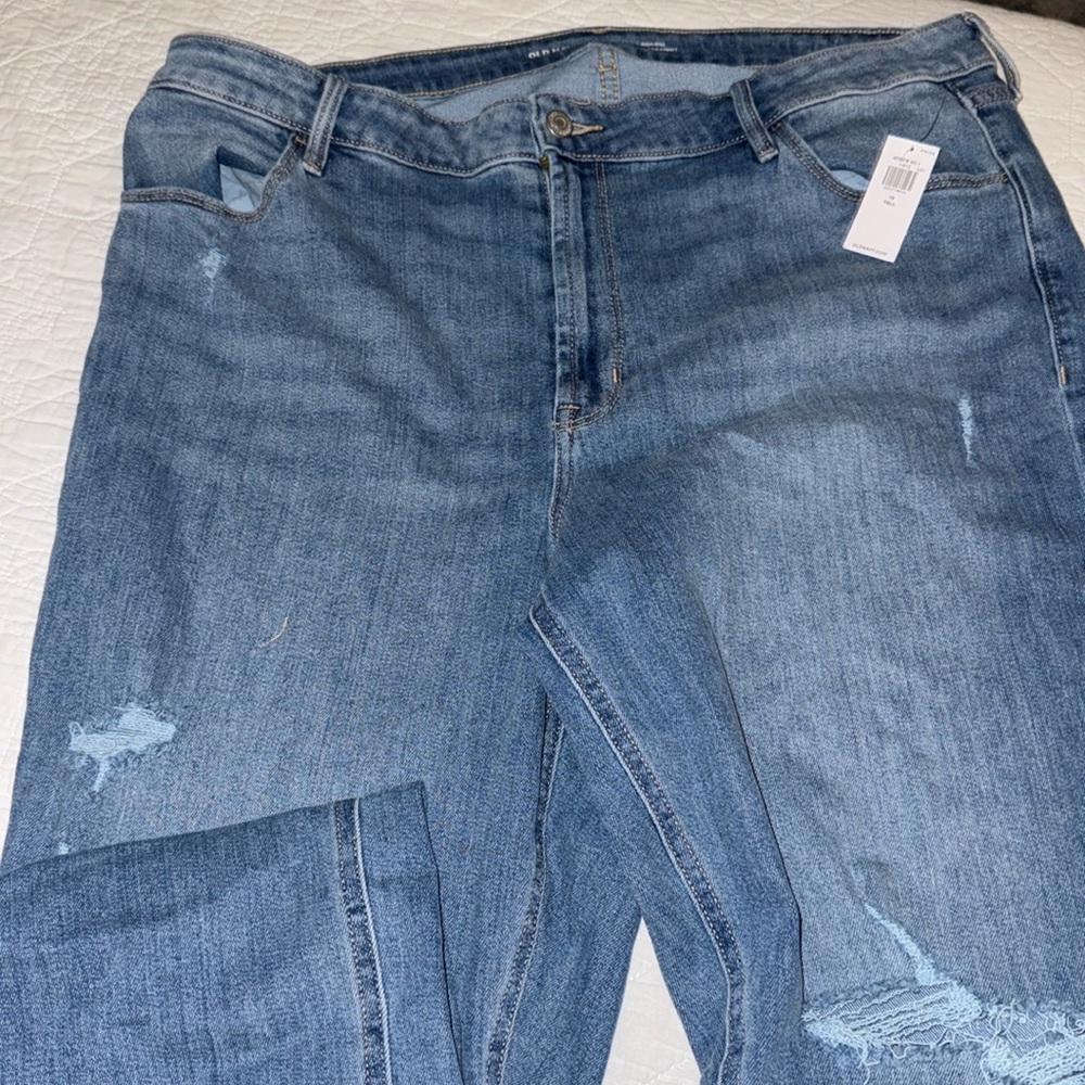 Old Navy Size 18 Tall NWT high rise wow straightht jean